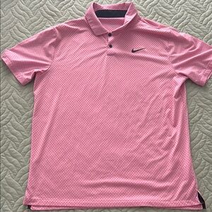 Nike Dri Fit Men's Pink Polo Shirt